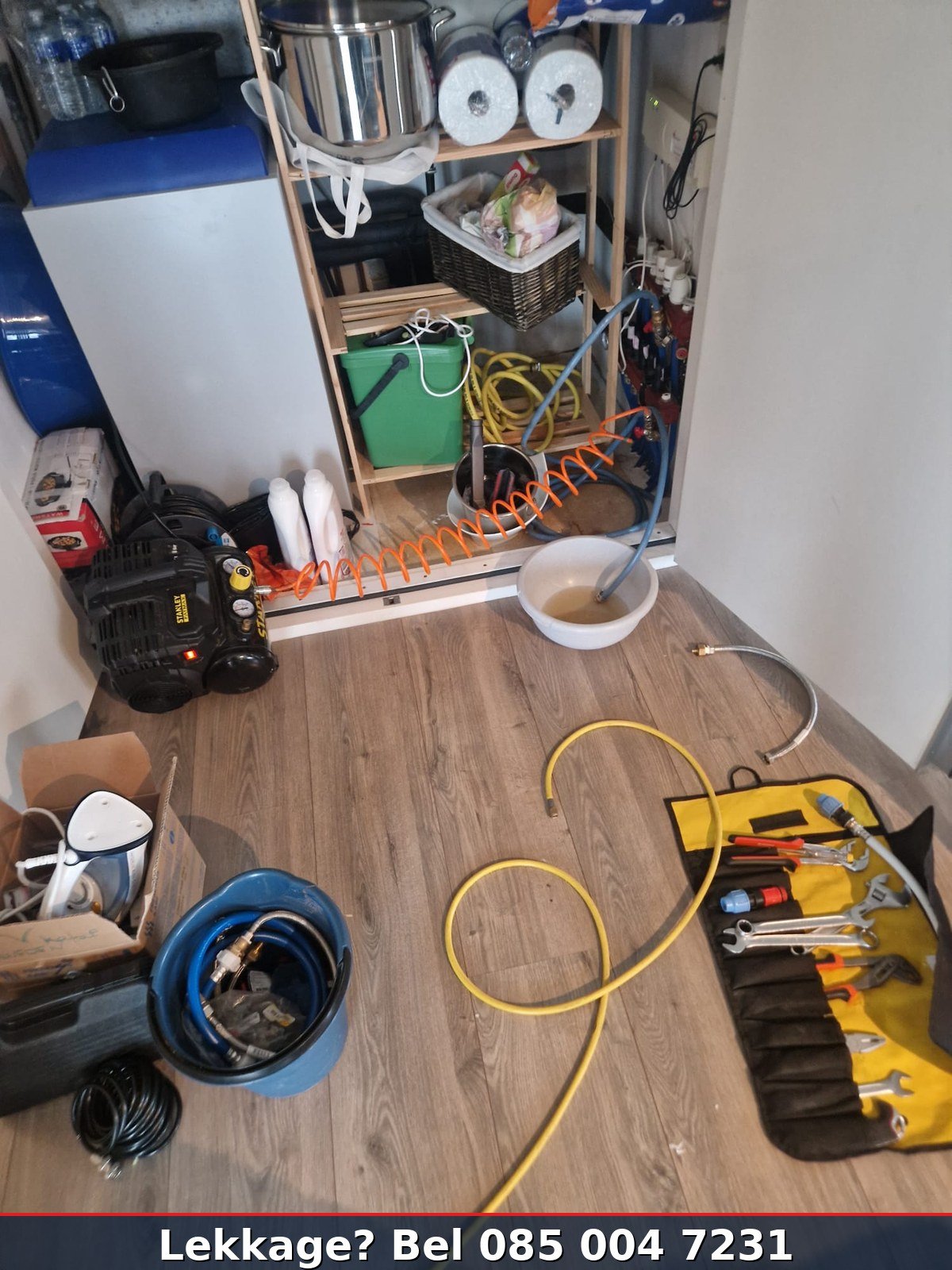 Druktest lekdetectie